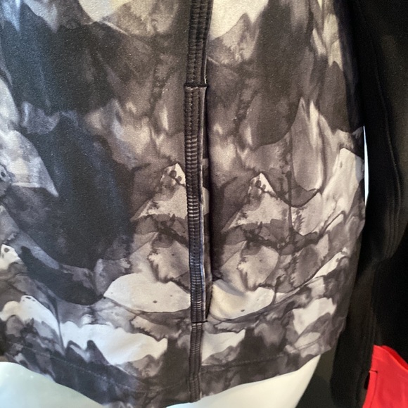 4/$20 Black and grey zippered jacket out hot pink accents - Picture 7 of 8